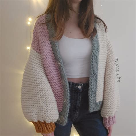 oversized chunky cardigan crochet pattern